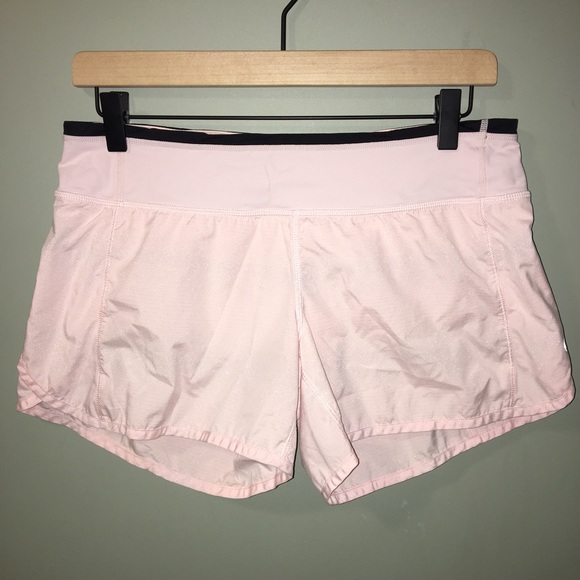 lululemon Run Speed Shorts in Blush Quartz